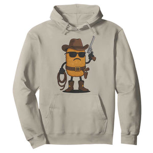 Cowboy Chicken Nugget Hoodie Funny Food Gift TS12 Sand Print Your Wear