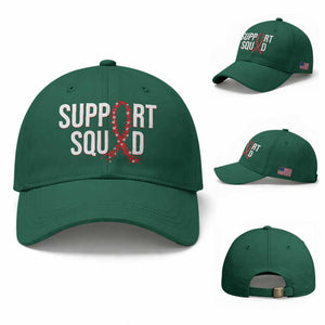 HIV AIDS Awareness Fighter Baseball Cap Support Squad Gift TS12 Baseball Cap Universal Fit Irish Green Print Your Wear