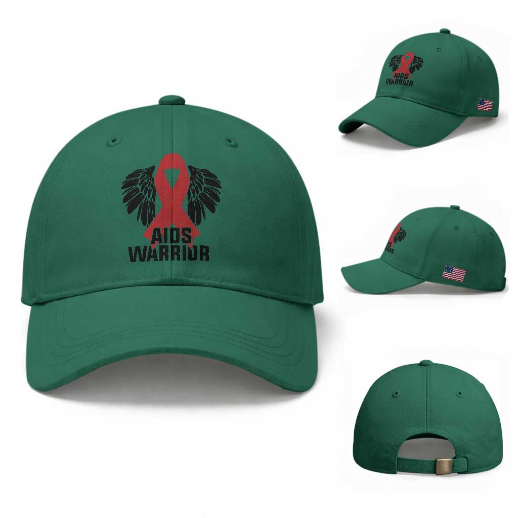 Aids Warrior Baseball Cap Red Ribbon HIV Awareness Gift TS12 Baseball Cap Universal Fit Irish Green Print Your Wear
