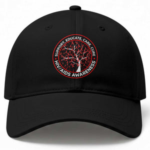 HIV AIDS Awareness Empowerment Gift Baseball Cap Support Educate Care Cure TS12 Print Your Wear