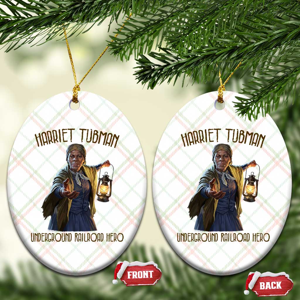 Harriet Tubman Ceramic Ornament Underground Railroad Hero Black History Month Gift TS12 Print Your Wear