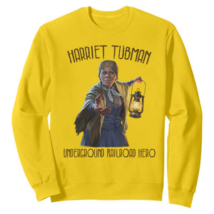 Harriet Tubman Sweatshirt Underground Railroad Hero Black History Month Gift TS12 Daisy Print Your Wear