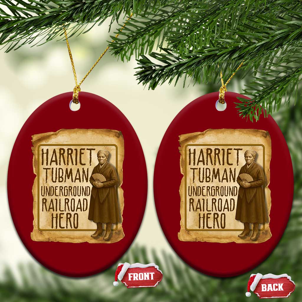 Underground Railroad Hero Harriet Tubman Ceramic Ornament Feminist History Gift TS12 Print Your Wear