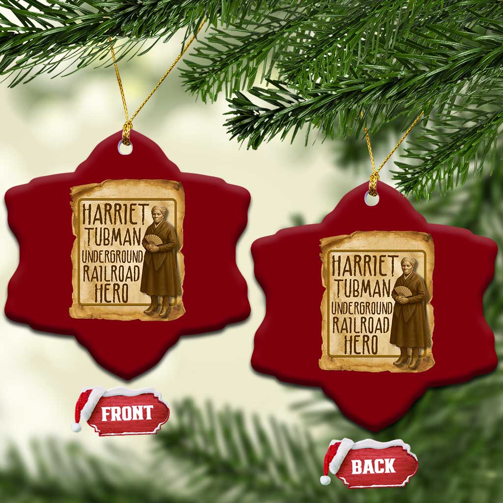 Underground Railroad Hero Harriet Tubman Ceramic Ornament Feminist History Gift TS12 Print Your Wear