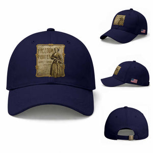 Harriet Tubman Freedom Fighter Baseball Cap Feminist History Gift TS12 Baseball Cap Universal Fit Dark Blue Print Your Wear