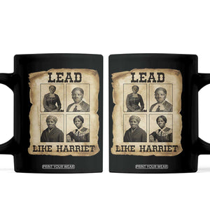 Vintage Harriet Tubman Poster Coffee Mug Lead Like Harriet TS12 Black Print Your Wear