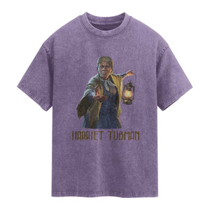 Harriet Tubman Legacy Washed Cotton T-Shirt Gift For History Lovers