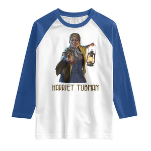 Harriet Tubman Legacy Raglan Shirt Gift For History Lovers TS12 White Royal Print Your Wear