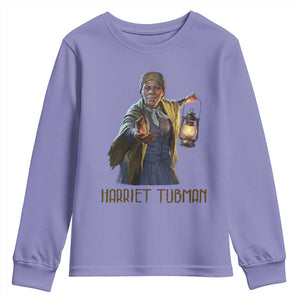Harriet Tubman Legacy Youth Sweatshirt Gift For History Lovers TS12 Violet Print Your Wear