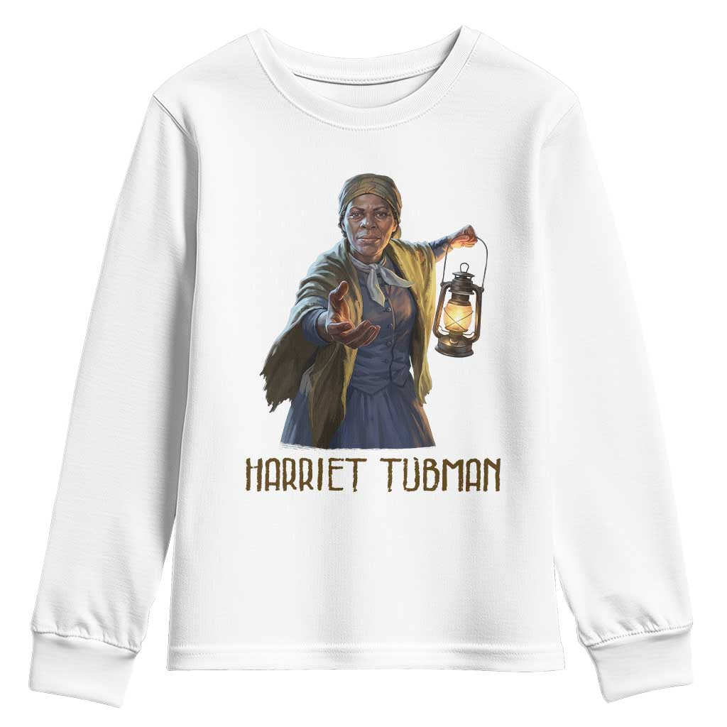 Harriet Tubman Legacy Youth Sweatshirt Gift For History Lovers TS12 White Print Your Wear