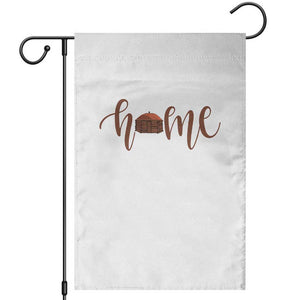 Rustic Hogan Home Typography Garden Flag Native American Heritage Pride TS12 White Print Your Wear