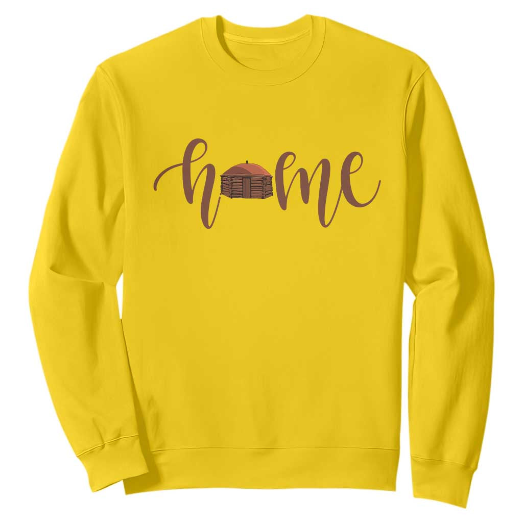 Rustic Hogan Home Typography Sweatshirt Native American Heritage Pride TS12 Daisy Print Your Wear
