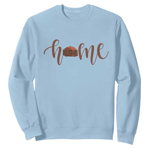 Rustic Hogan Home Typography Sweatshirt Native American Heritage Pride TS12 Light Blue Print Your Wear
