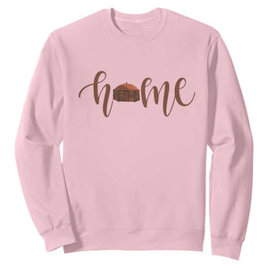 Rustic Hogan Home Typography Sweatshirt Native American Heritage Pride TS12 Light Pink Print Your Wear