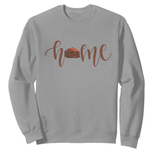 Rustic Hogan Home Typography Sweatshirt Native American Heritage Pride TS12 Sport Gray Print Your Wear