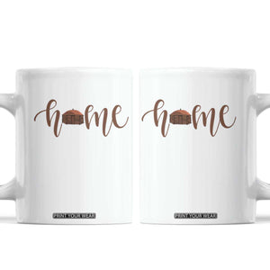 Rustic Hogan Home Typography Coffee Mug Native American Heritage Pride TS12 White Print Your Wear