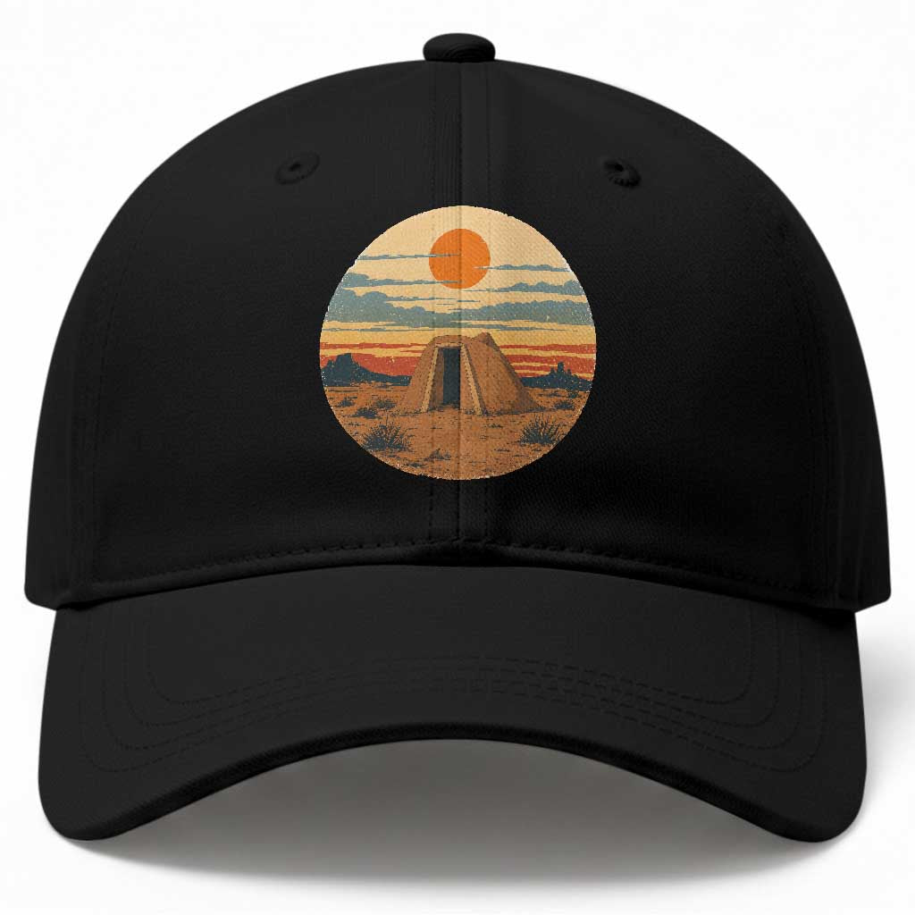 Vintage Monument Valley Landscape Baseball Cap Desert Hogan Home Art TS12 Print Your Wear