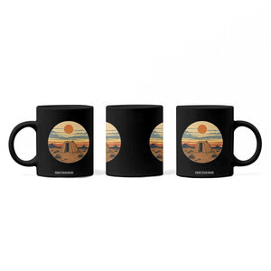 Vintage Monument Valley Landscape Coffee Mug Desert Hogan Home Art TS12 Print Your Wear