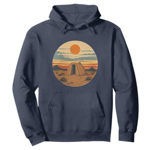 Vintage Monument Valley Landscape Hoodie Desert Hogan Home Art TS12 Navy Print Your Wear