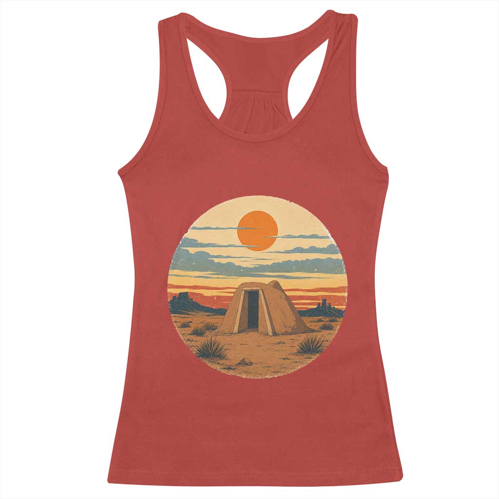 Vintage Monument Valley Landscape Racerback Tank Top Desert Hogan Home Art TS12 Red Print Your Wear