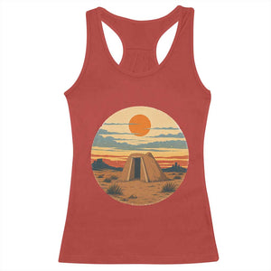 Vintage Monument Valley Landscape Racerback Tank Top Desert Hogan Home Art TS12 Red Print Your Wear