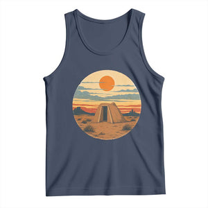 Vintage Monument Valley Landscape Tank Top Desert Hogan Home Art TS12 Navy Print Your Wear
