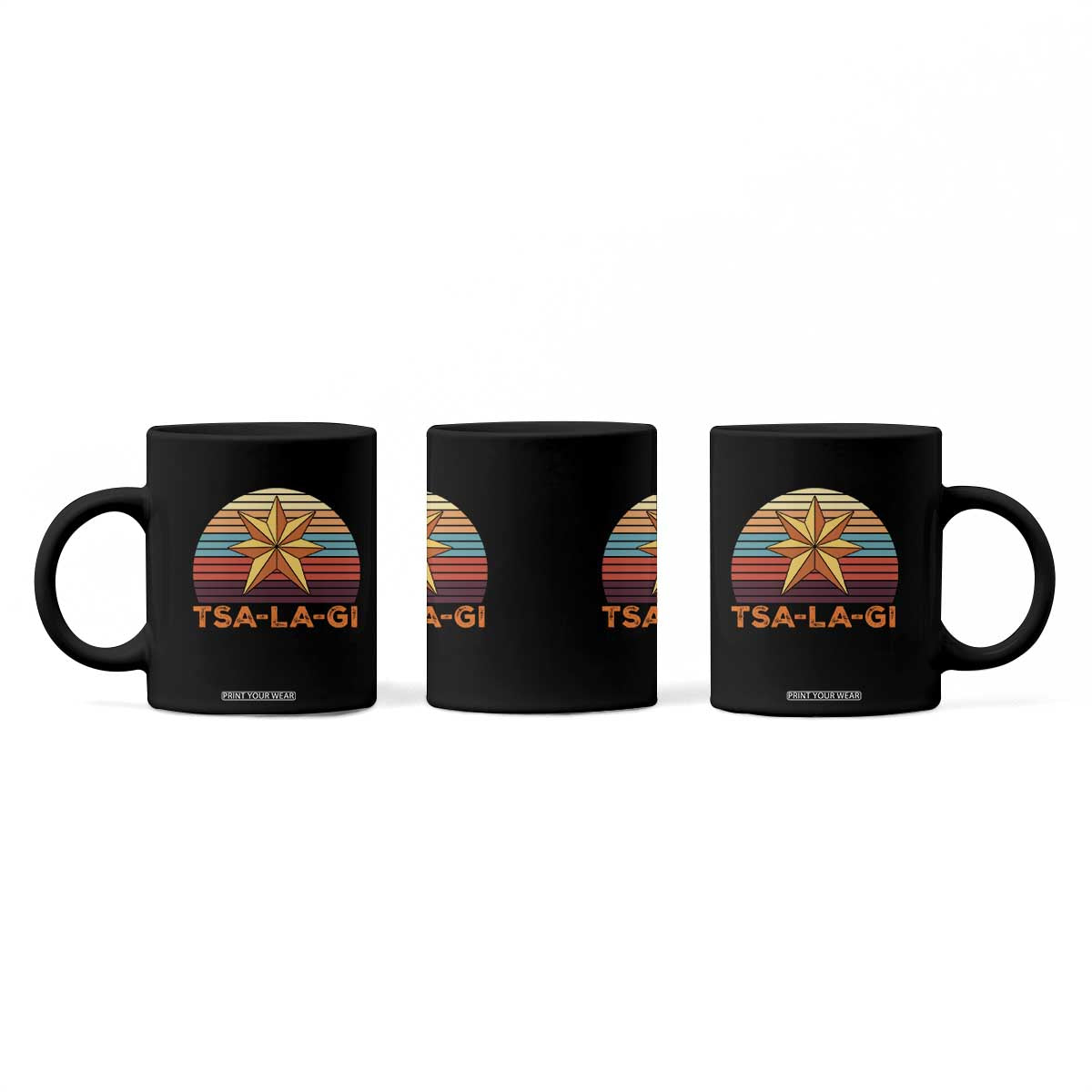 Tsalagi Seven Pointed Star Coffee Mug Cherokee Native American Heritage TS12 Print Your Wear