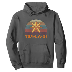 Tsalagi Seven Pointed Star Hoodie Cherokee Native American Heritage TS12 Dark Heather Print Your Wear