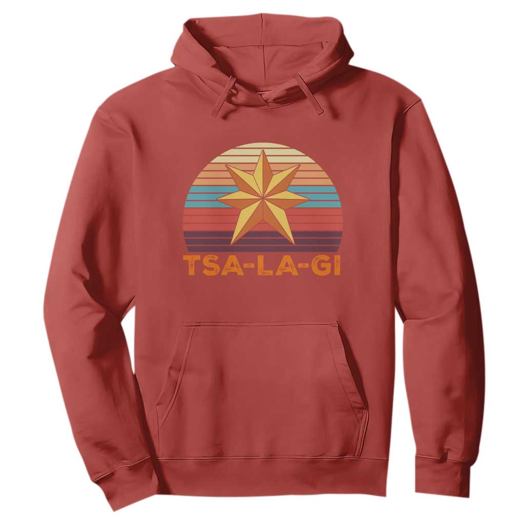 Tsalagi Seven Pointed Star Hoodie Cherokee Native American Heritage TS12 Red Print Your Wear