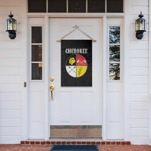 Cherokee Cultural Pride Garden Flag Native American Medicine Wheel Art TS12 Print Your Wear