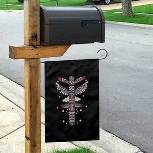 Native American Totem Pole Garden Flag Pacific Northwest Indigenous Tribal TS12 Print Your Wear