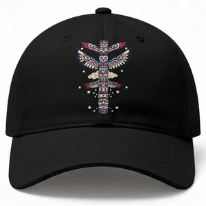 Native American Totem Pole Baseball Cap Pacific Northwest Indigenous Tribal TS12 Print Your Wear