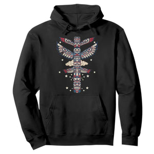 Native American Totem Pole Hoodie Pacific Northwest Indigenous Tribal TS12 Black Print Your Wear
