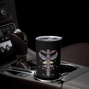 Native American Totem Pole Tumbler Cup Pacific Northwest Indigenous Tribal TS12 Print Your Wear
