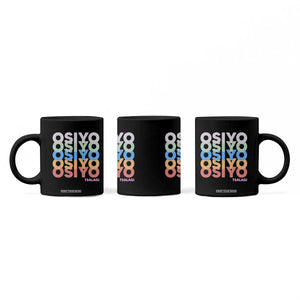 Osiyo Tsalagi Cherokee Native American Pride Coffee Mug Retro Stacked Typography TS12 Print Your Wear