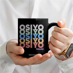Osiyo Tsalagi Cherokee Native American Pride Coffee Mug Retro Stacked Typography TS12 Print Your Wear