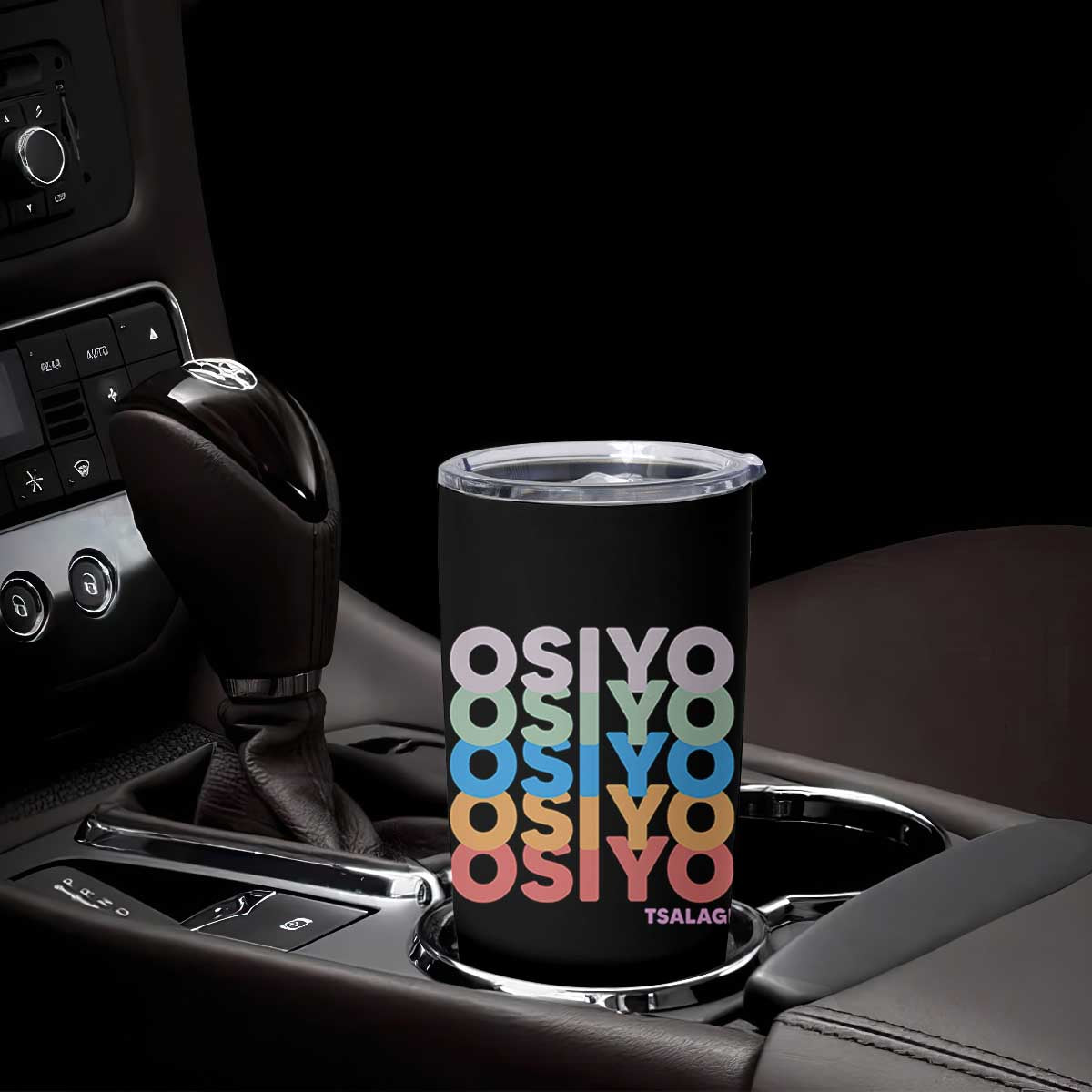 Osiyo Tsalagi Cherokee Native American Pride Tumbler Cup Retro Stacked Typography TS12 Print Your Wear