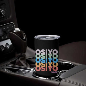 Osiyo Tsalagi Cherokee Native American Pride Tumbler Cup Retro Stacked Typography TS12 Print Your Wear