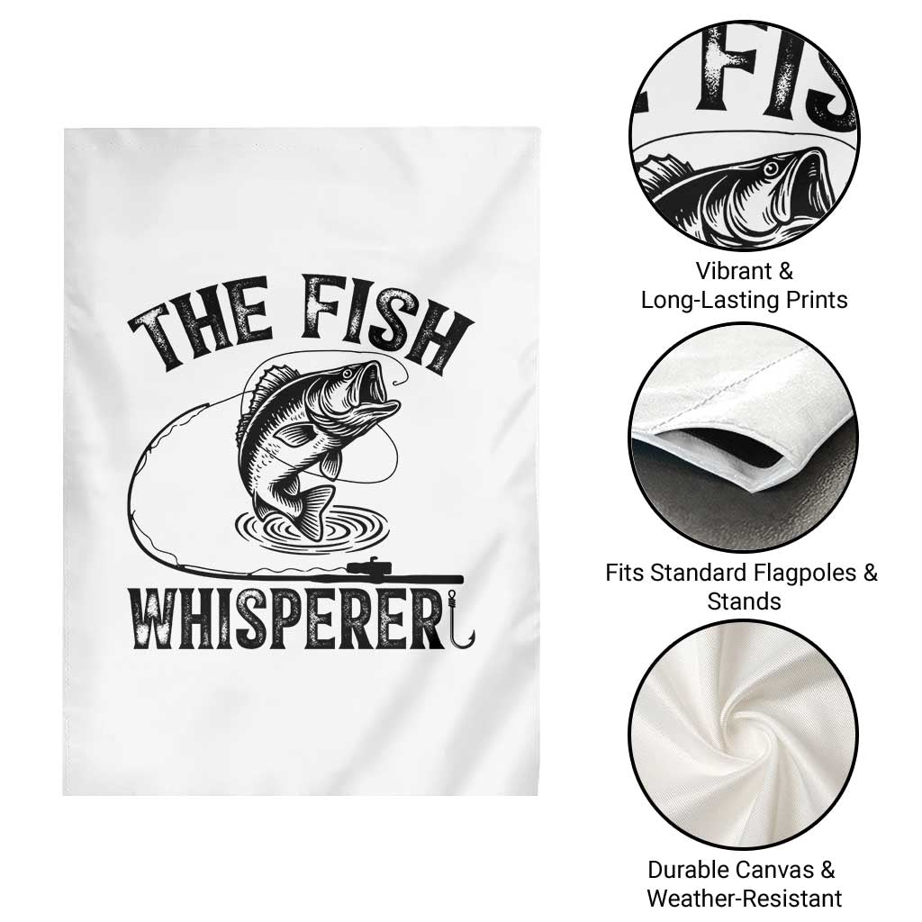 Funny The Fish Whisperer Garden Flag Fishing Lover Angler Gift TS12 Print Your Wear