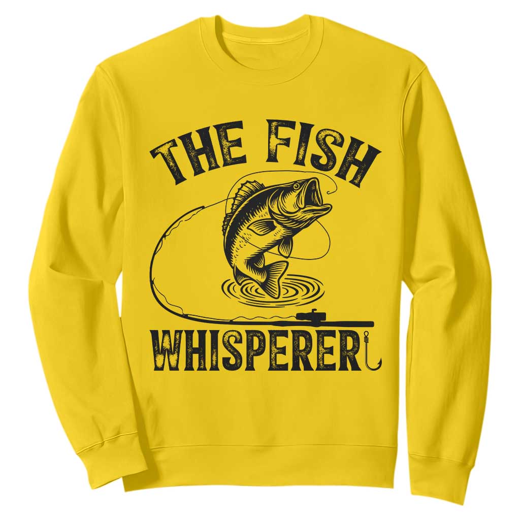 Funny The Fish Whisperer Sweatshirt Fishing Lover Angler Gift TS12 Daisy Print Your Wear