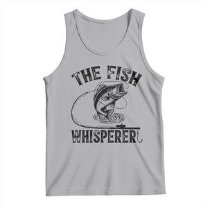 Funny The Fish Whisperer Tank Top Fishing Lover Angler Gift TS12 Athletic Heather Print Your Wear