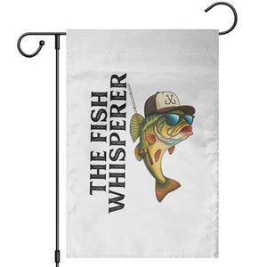 Funny The Fish Whisperer Fishing Garden Flag Angler Lover Gift TS12 White Print Your Wear