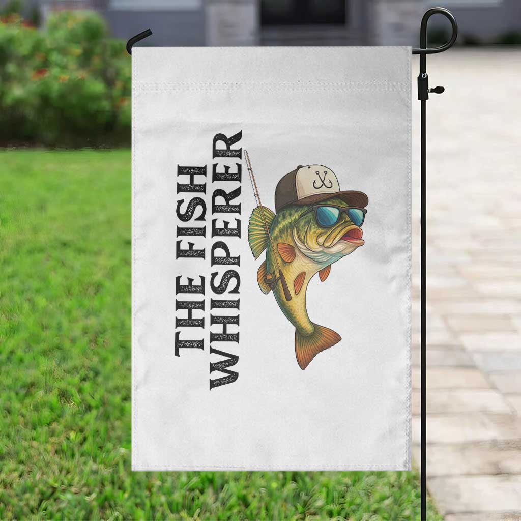 Funny The Fish Whisperer Fishing Garden Flag Angler Lover Gift TS12 Print Your Wear