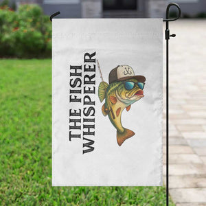 Funny The Fish Whisperer Fishing Garden Flag Angler Lover Gift TS12 Print Your Wear