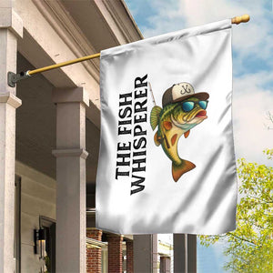 Funny The Fish Whisperer Fishing Garden Flag Angler Lover Gift TS12 Print Your Wear