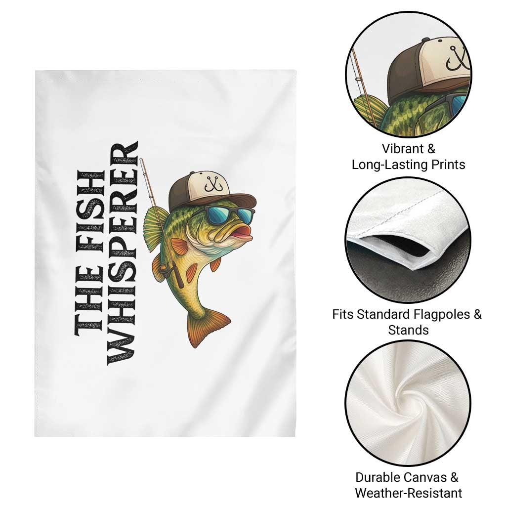 Funny The Fish Whisperer Fishing Garden Flag Angler Lover Gift TS12 Print Your Wear