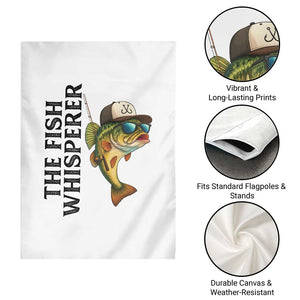 Funny The Fish Whisperer Fishing Garden Flag Angler Lover Gift TS12 Print Your Wear