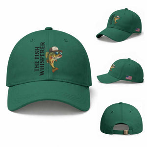 Funny The Fish Whisperer Fishing Baseball Cap Angler Lover Gift TS12 Baseball Cap Universal Fit Irish Green Print Your Wear
