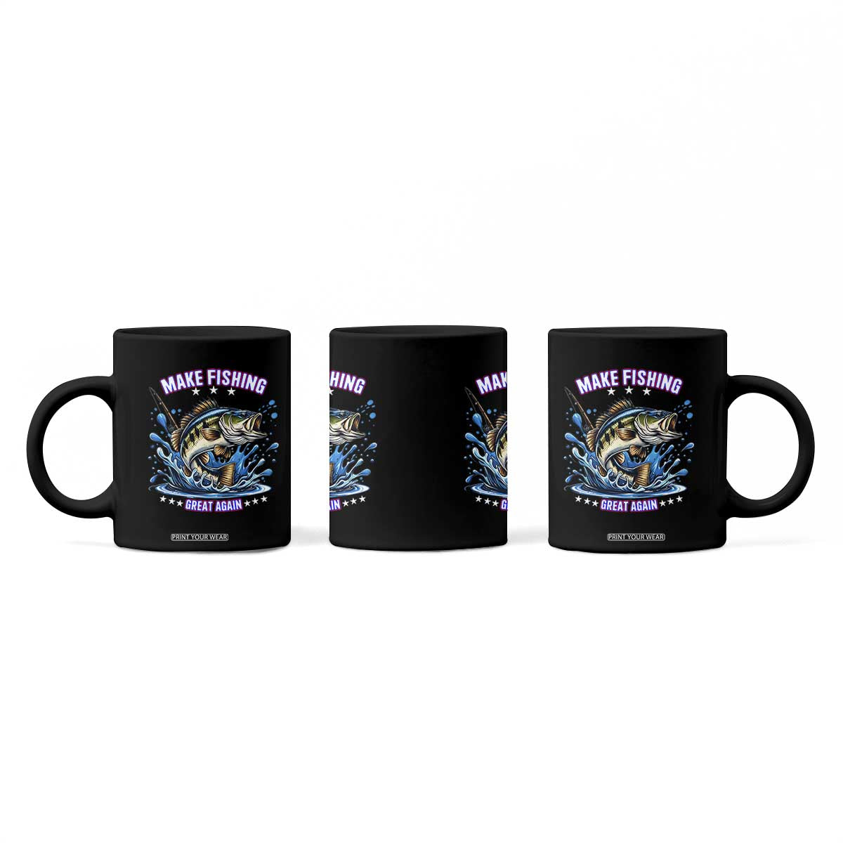 Funny Make Fishing Great Again Coffee Mug Fisherman Gift TS12 Print Your Wear