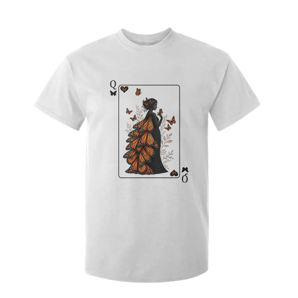 Queen Of The Monarch Butterfly T Shirt For Kid Mystical Goddess Spades Playing Card